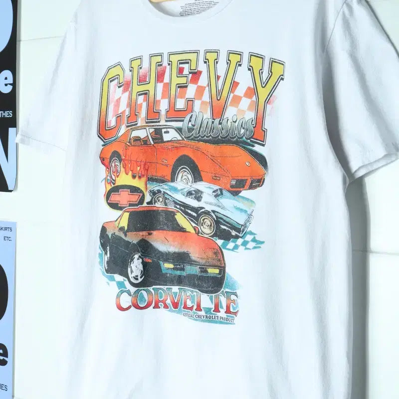 [BUNJANG] Chevy Chemistry Racing T-Shirt / (L) 케미스트리 반팔 티셔츠 USA 쉐보레 콜뱃 레이싱-H36334