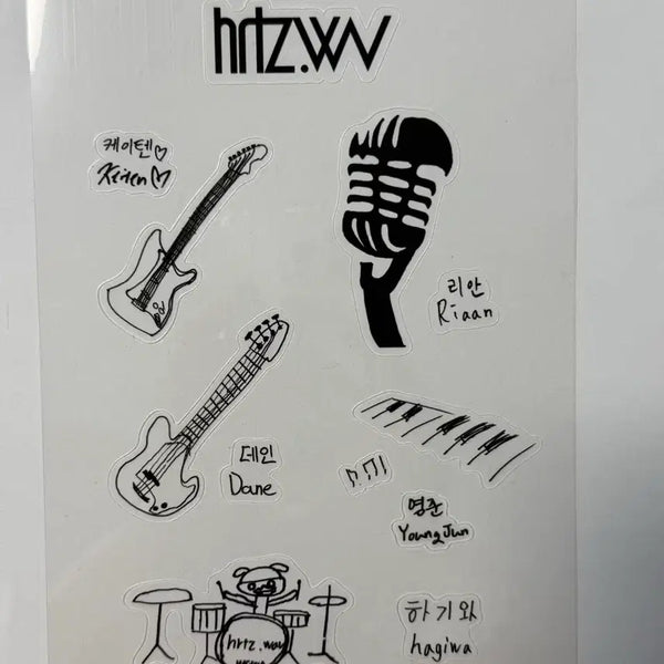 [BUNJANG] Hats:wave Sticker Set / 하츠웨이브 스티커