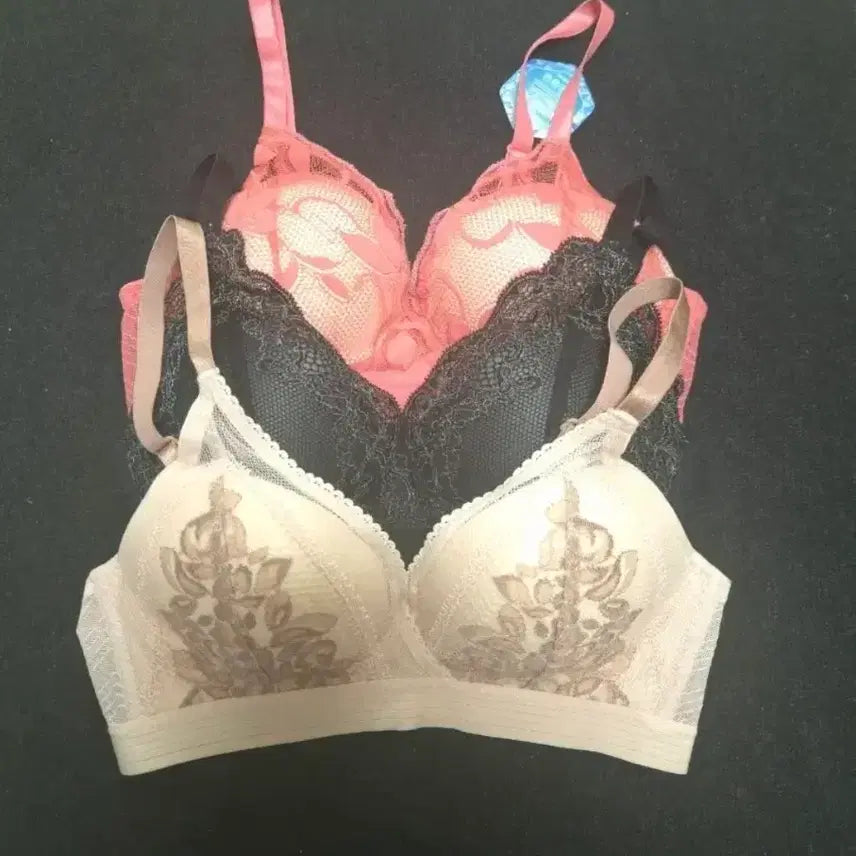 [BUNJANG] Sans Complexe & Other Brands Lace Bra and Panty Set (3 Sets) / [75B] 샹콤플렉스 외 레이스 브라팬티 3세트 일괄