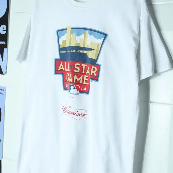 [BUNJANG] Budweiser USA All-Star Game Gildan T-Shirt (L-XL) / (L-XL) 길단 반팔 티셔츠 USA 올스타게임 버드와이저-H36340