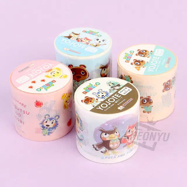 [BUNJANG] Animal Crossing Wide Masking Tape / 모여봐요 동물의숲 와이드 마스킹 테이프