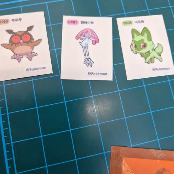 [BUNJANG] Pokemon Stickers / 포켓몬띠부실