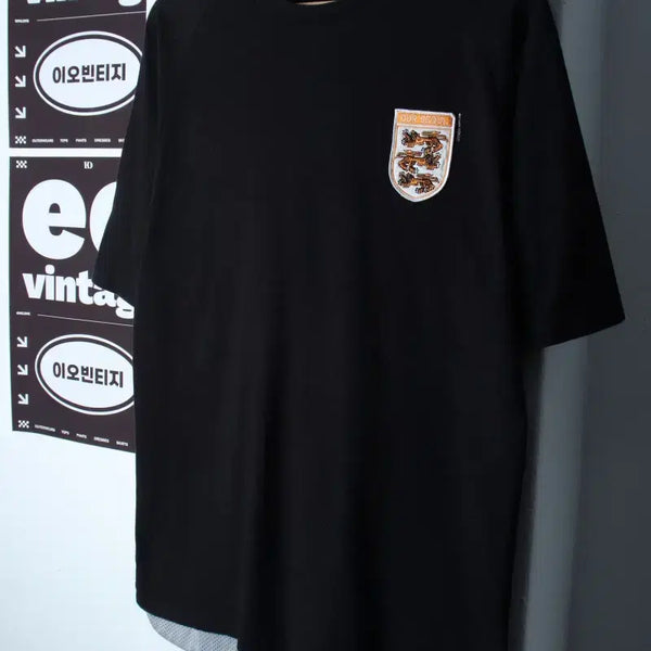 [BUNJANG] Stereo Vinyls Cotton Short Sleeve T-Shirt / (S-L) 스테레오 바이널즈 반팔 티셔츠 축구 풋살 오마주-H36371