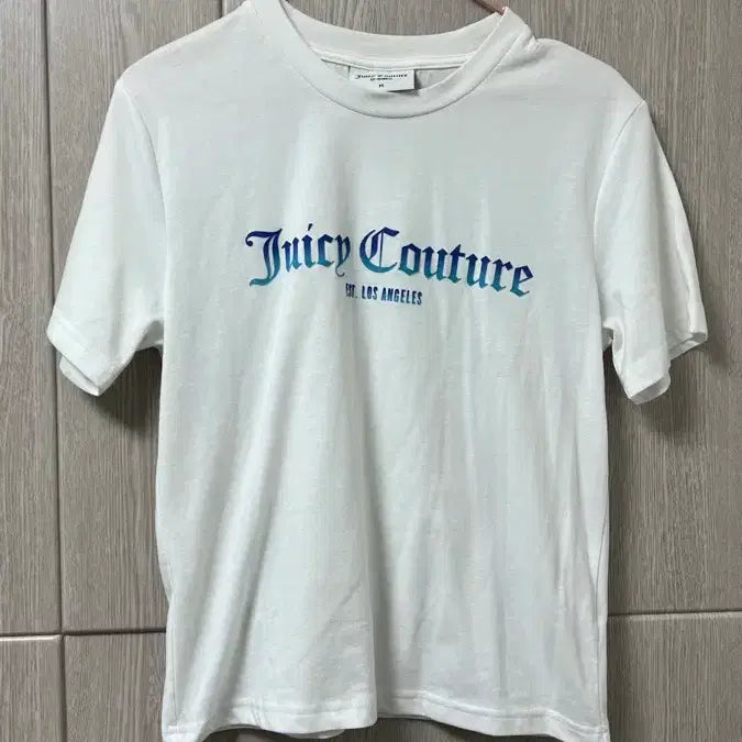[BUNJANG] Juicy Couture Short Sleeve T-Shirt White Medium / 국내택정품)쥬시꾸뛰르 반팔티 M 화이트