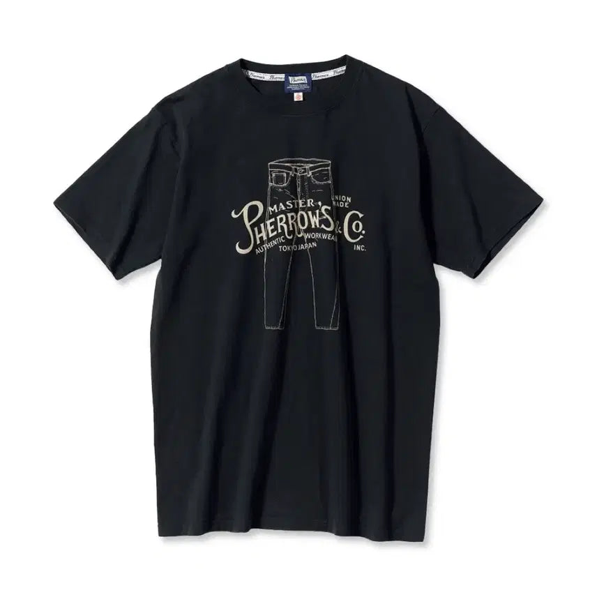 [BUNJANG] Pherrow's 26SS T-Shirt Black / 페로우즈 26ss 티셔츠