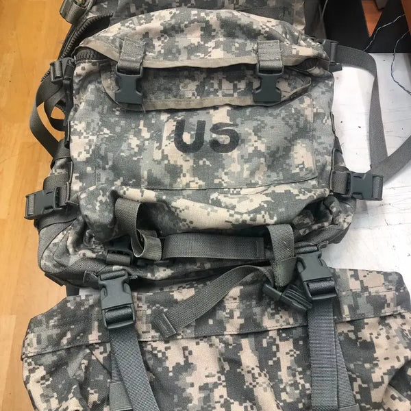 [BUNJANG] US Military ACU Assault Backpack 3-Day Pack Set with Waist Pack & Magazine Pouch / 미군 ACU 어썰트 배낭 3일 백팩+힙색+새상품 탄창파우치 세트 22
