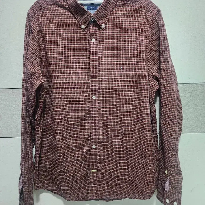 [BUNJANG] Tommy Hilfiger Slim Fit Checkered Shirt / 타미힐피거 슬림핏 체크 셔츠 (가을 추천)