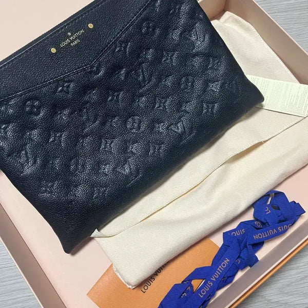 [BUNJANG] Louis Vuitton Empreinte Pochette Clutch Black Leather / 루이비통 앙프렝뜨 클러치