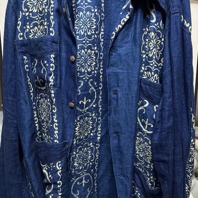 [BUNJANG] Kapital Linen Shirt / 캐피탈 리넨셔츠