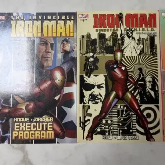 [BUNJANG] Marvel Comics Iron Man Vol. 1-4 Complete Set Graphic Novel / 시공사 마블코믹스 아이언맨 vol.1~4 전집 일괄 그래픽노블