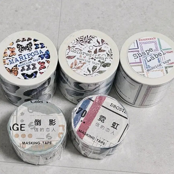 [BUNJANG] Vintage Deco Masking Tape Bundle Set / 빈티지다꾸 마테 일괄 판매