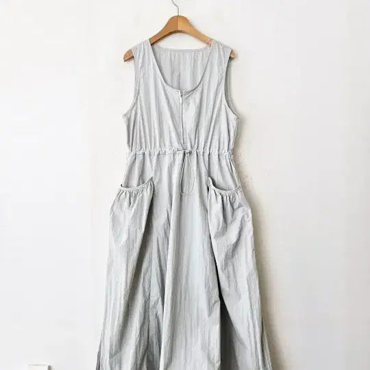 [BUNJANG] Mint Grey One-Piece Dress / 민트그레이 원피스