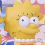 [BUNJANG] The Simpsons Lisa Keychain Figure / 심슨 가족  딸 키링 피규어