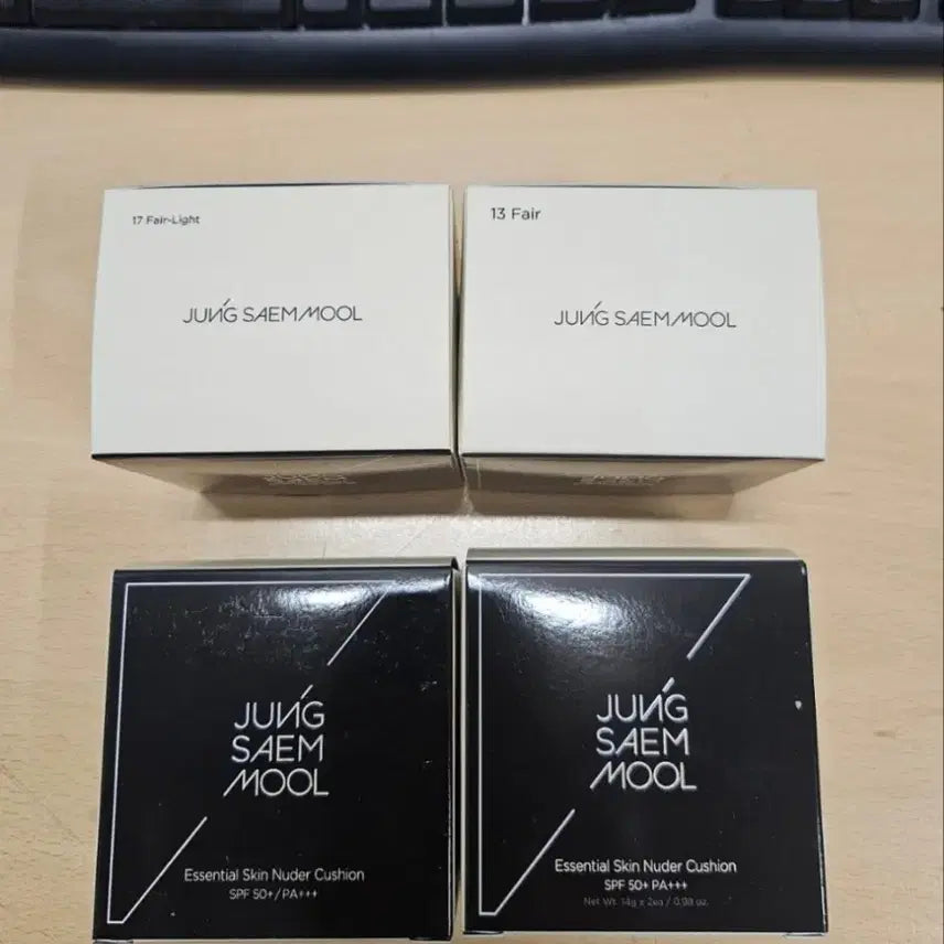 [BUNJANG] Jungsaemmool Essential Skin Nuder Cushion Foundation (Original + Refill) - Fair Light / 미개봉) 정샘물 스킨 누더 쿠션 본품+리필 페어라이트