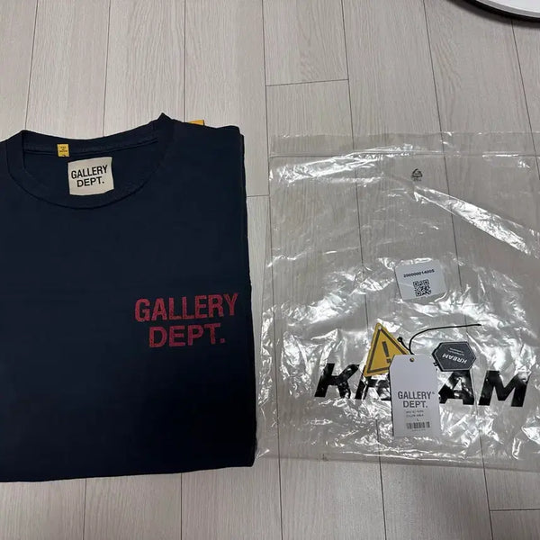 [BUNJANG] Gallery Dept 25FW Souvenir Short Sleeve T-Shirt Size L / 갤러리디파트먼트 25fw 블랙 수베니어 반팔 티셔츠 사이즈 L 팝니다