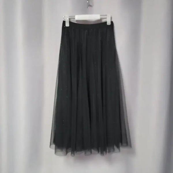 [BUNJANG] Pearl Tulle Skirt / 펄 튤 스커트