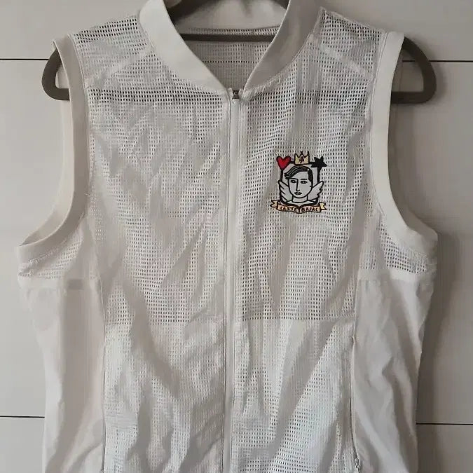 [BUNJANG] Castelbajac Women's Sleeveless Vest White / 까스텔바작 여성 민소매 조끼 화이트