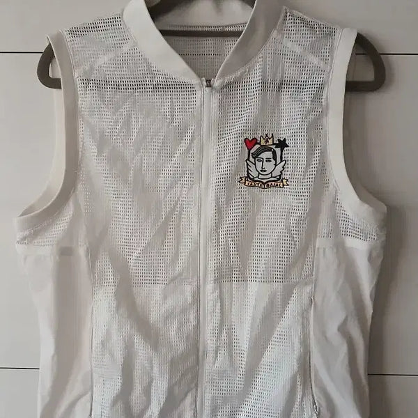 [BUNJANG] Castelbajac Women's Sleeveless Vest White / 까스텔바작 여성 민소매 조끼 화이트