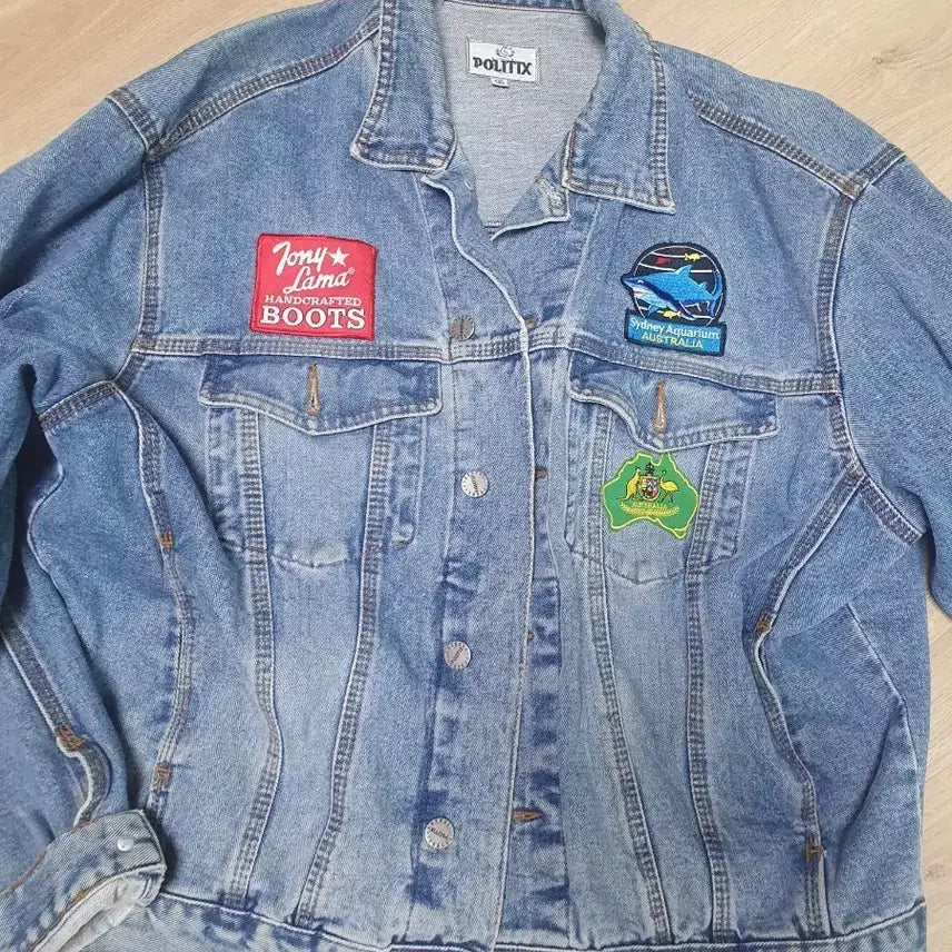 [BUNJANG] Politix Australia Denim Jacket / POLITIX호주데님자켓