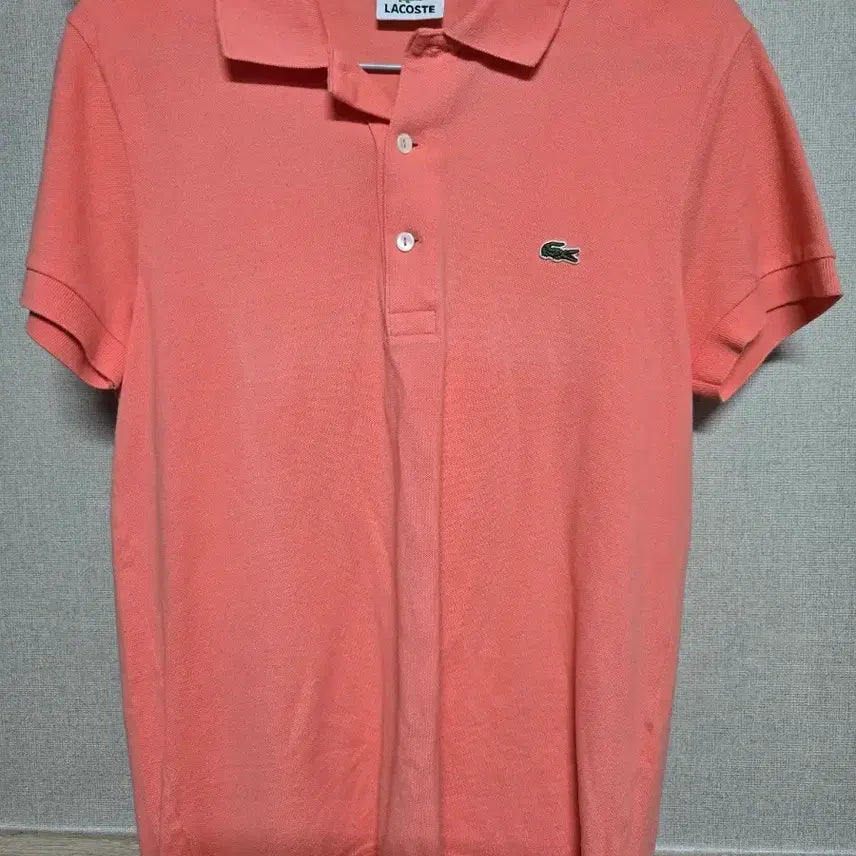 [BUNJANG] Lacoste Pink Short-Sleeve Polo Shirt / 라코스테 반팔 카라티 핑크2