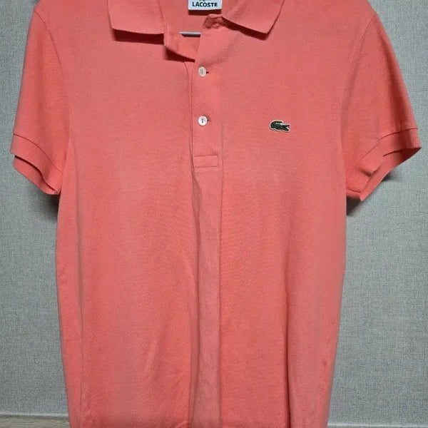 [BUNJANG] Lacoste Pink Short-Sleeve Polo Shirt / 라코스테 반팔 카라티 핑크2