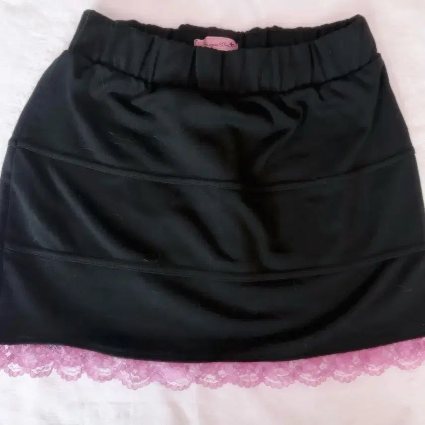 [BUNJANG] Mars Sugar Gloss Pink Lace Skirt / 오네갸루 고전 마즈Mars 슈가글로스 핑크레이스 치마
