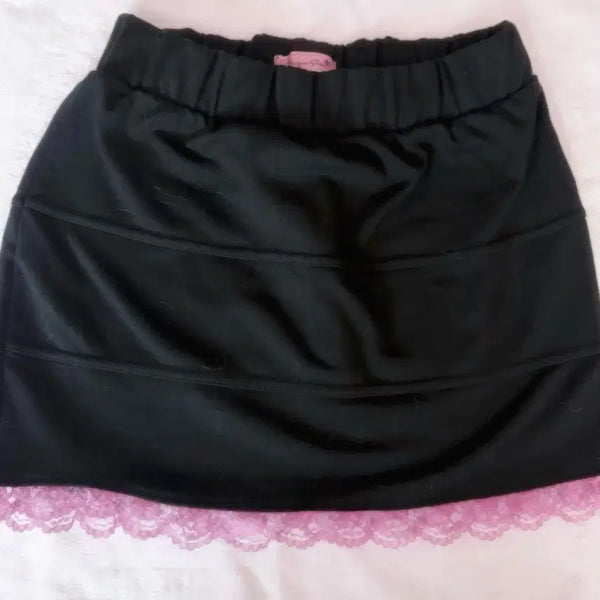 [BUNJANG] Mars Sugar Gloss Pink Lace Skirt / 오네갸루 고전 마즈Mars 슈가글로스 핑크레이스 치마