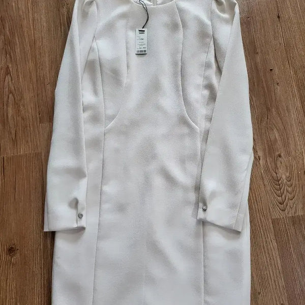 [BUNJANG] Ivory Midi Dress (Size 55) / 아이보리 원피스  하객룩 새제품 55사이즈
