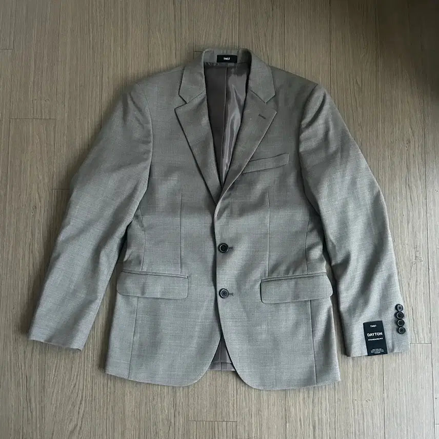 [BUNJANG] TNGT DAYTON Standard Fit Blazer Jacket Light Grey / TNGT 스탠다드핏 그레이 블레이저 자켓 95 1D2-9