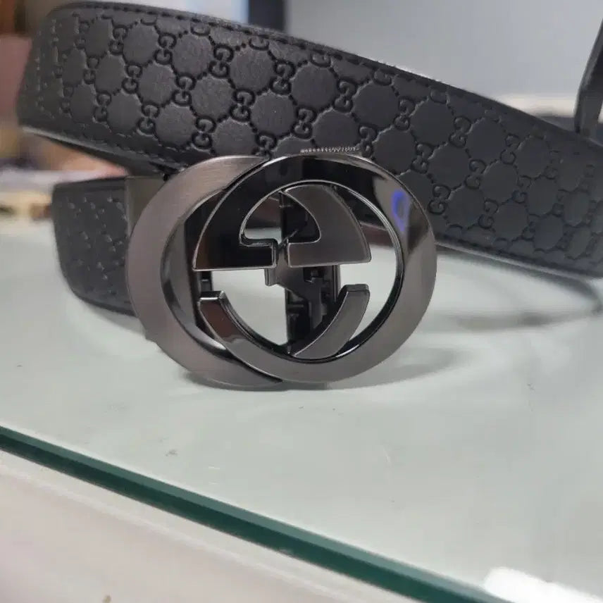 [BUNJANG] Gucci GG Logo Belt Black / 구찌 GG 로고 벨트 블랙 새상품