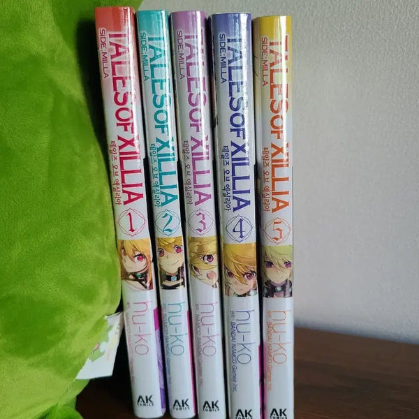 [BUNJANG] Tales of Xillia Manga Volume 1-5 Set / 테일즈 오브 엑실리아 만화책 1-5권 세트