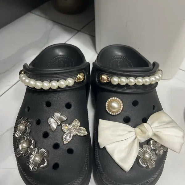 [BUNJANG] Crocs Embellished Sandals / 크록스