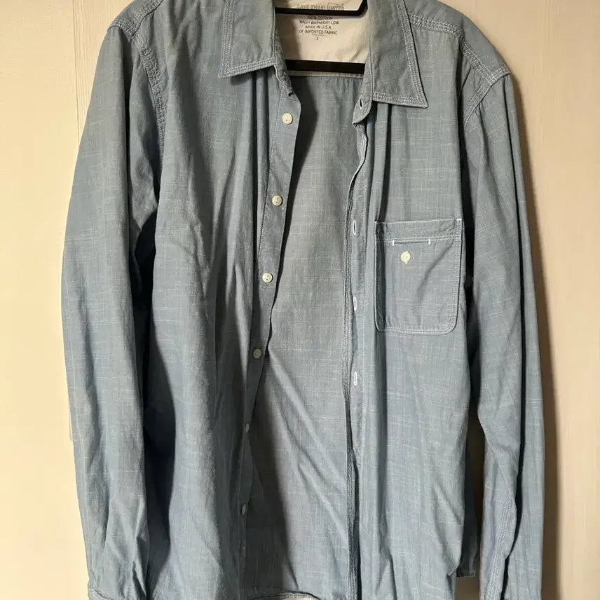 [BUNJANG] Save Khaki Chambray Shirt (Size 100) / Save Khaki 샴브레이셔츠 L [100]