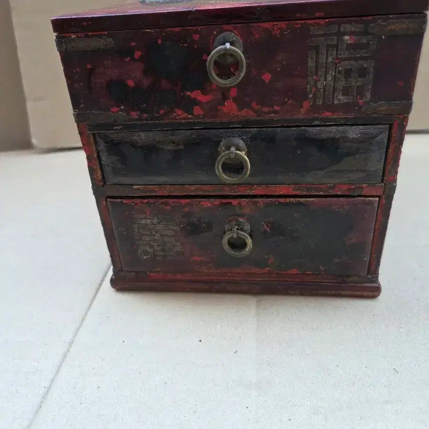 [BUNJANG] Vintage Korean Dressing Table / 옛날 오래된 경대입니다