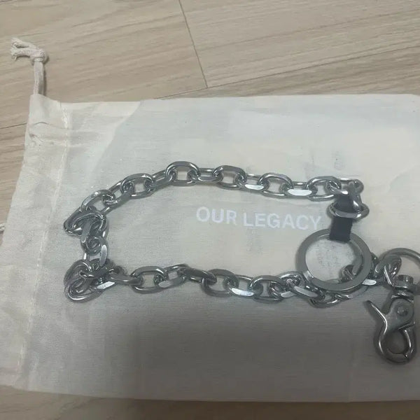 [BUNJANG] Our Legacy Ladon Brass Keychain Matte Nickel / 아워레가시 라돈 브래스 키체인 매트 니켈