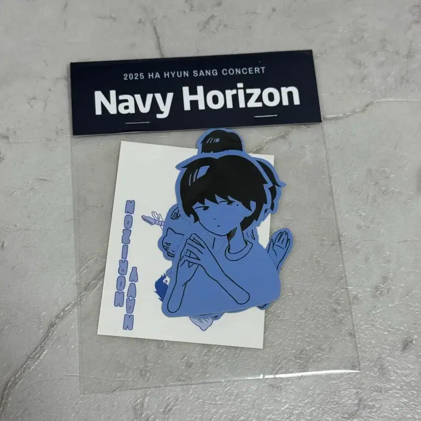 [BUNJANG] Ha Hyun Sang Navy Horizon Sticker / 하현상 네이비 호라이즌 스티커