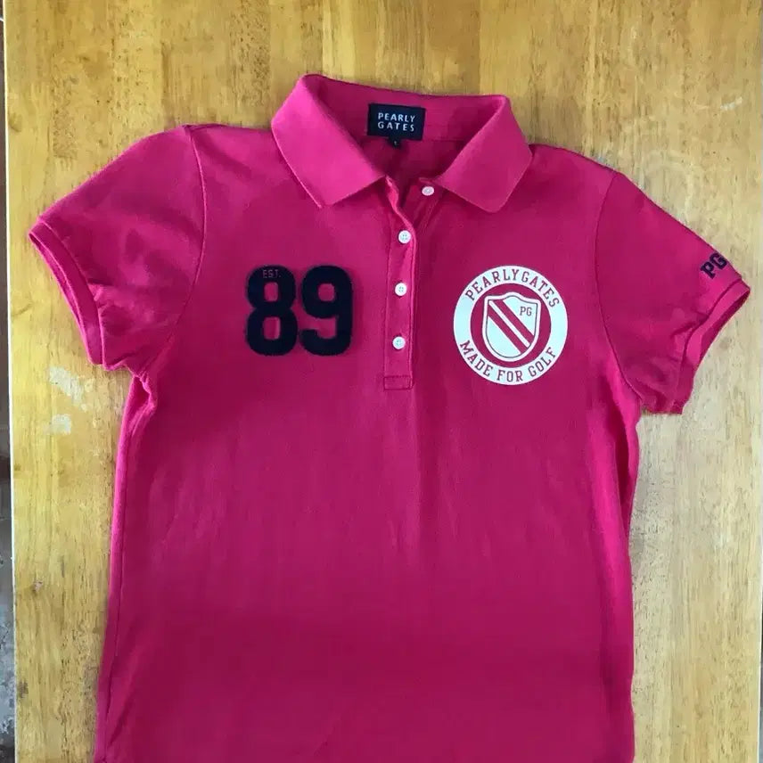 [BUNJANG] Parragates Women's Short Sleeve Polo T-Shirt / 파리게이츠 반팔 카라티셔츠