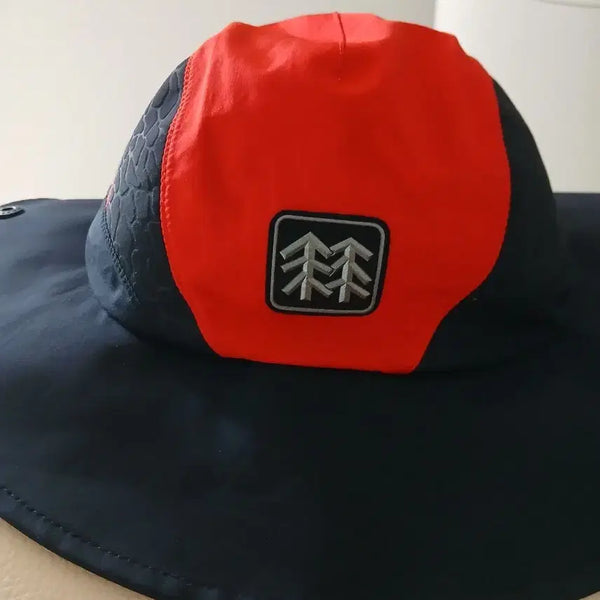 [BUNJANG] Kolon Outdoor Sun Cap / 코오롱 등산모 빨.검 XL