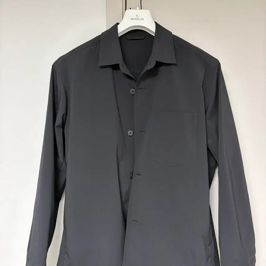 [BUNJANG] Uniqlo Kanzentex Jacket Black XL / 유니클로 감탄셔츠재킷 블랙 XL