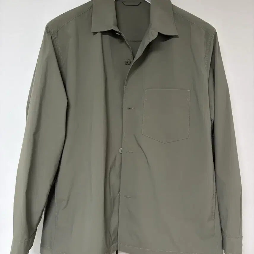 [BUNJANG] Uniqlo AirSense Jacket Olive 2XL / 유니클로 감탄셔츠재킷 올리브 2XL