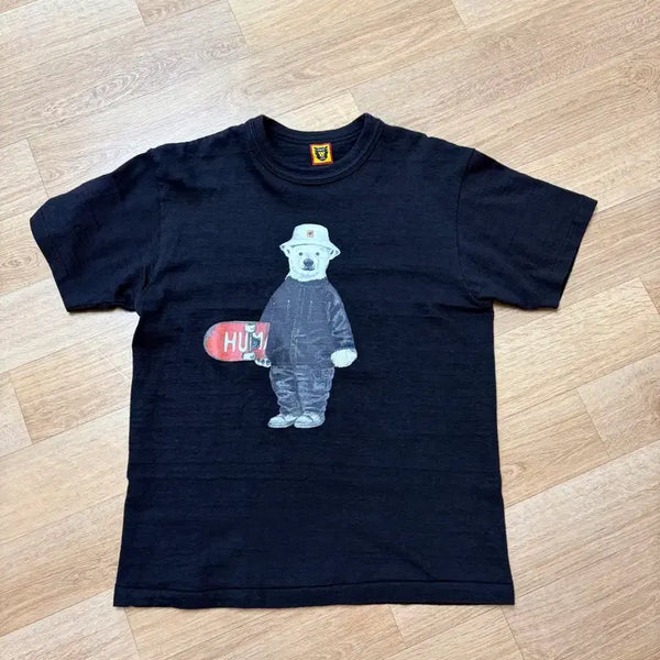 [BUNJANG] Human Made Black T-Shirt Size S / 휴먼메이드 반팔티 블랙 정품