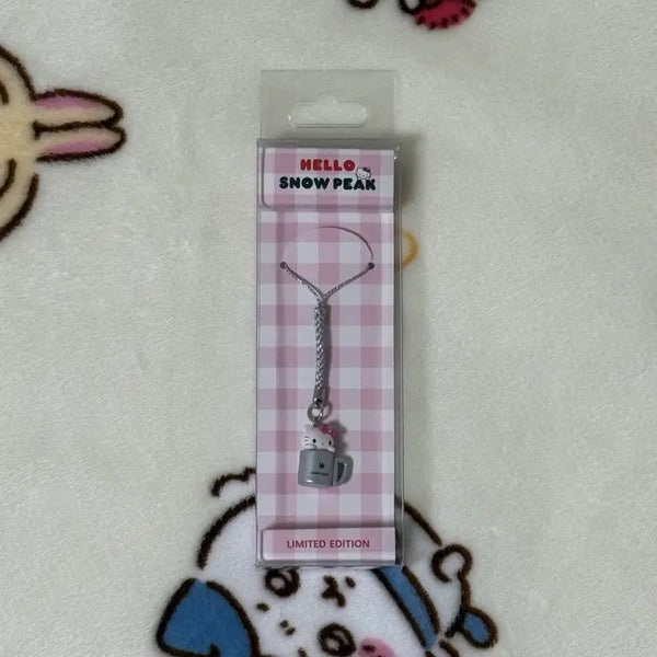 [BUNJANG] Snow Peak Sanrio Hello Kitty Figure Keyring Mug / 스노우피크 산리오 헬로키티 피규어 키링 머그
