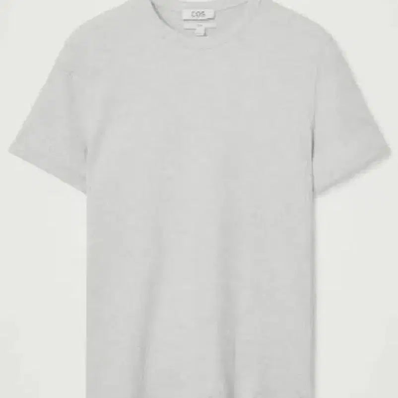 [BUNJANG] COS Slim Ribbed Short-Sleeve T-Shirt Light Grey XL / [XL] 코스 슬림 리브드 반팔 티셔츠 라이트그레이
