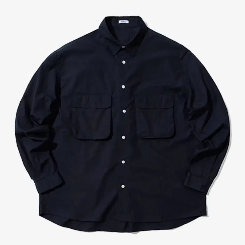[BUNJANG] Softer Navy Wide Shirt / 소프터 다크네이비 와이드 셔츠 판매
