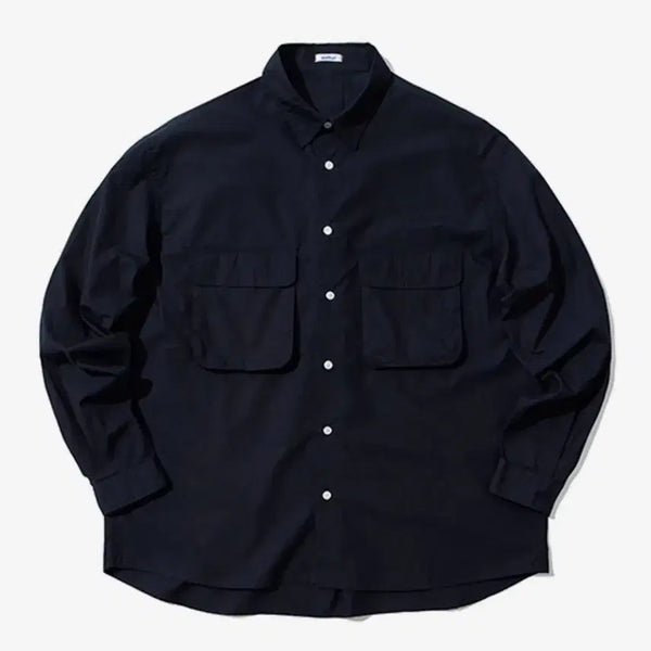 [BUNJANG] Softer Navy Wide Shirt / 소프터 다크네이비 와이드 셔츠 판매