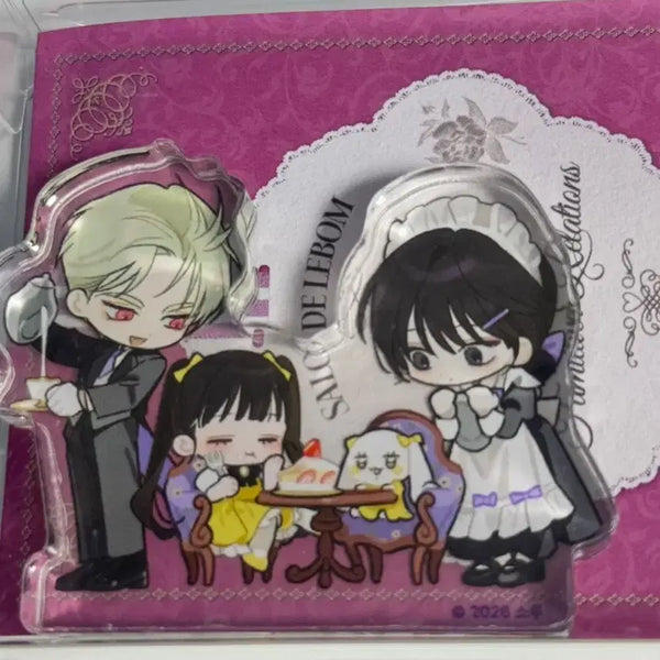 [BUNJANG] Le Bon Marché SD Couple Acrylic Block (Sealed) / 가족간계증명서 SD 커플 아크릴 블록 레봄 살롱드르봉 간계서 미개봉