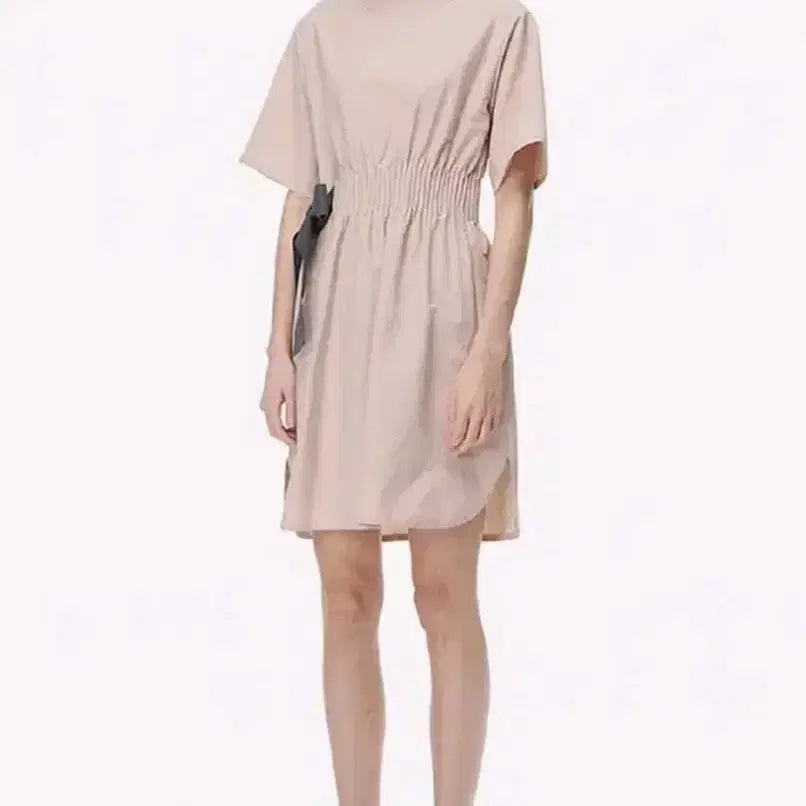 [BUNJANG] Mine (Hansem) Shirred Waist Ribbon Detail Dress / 한섬 마인 원피스 82