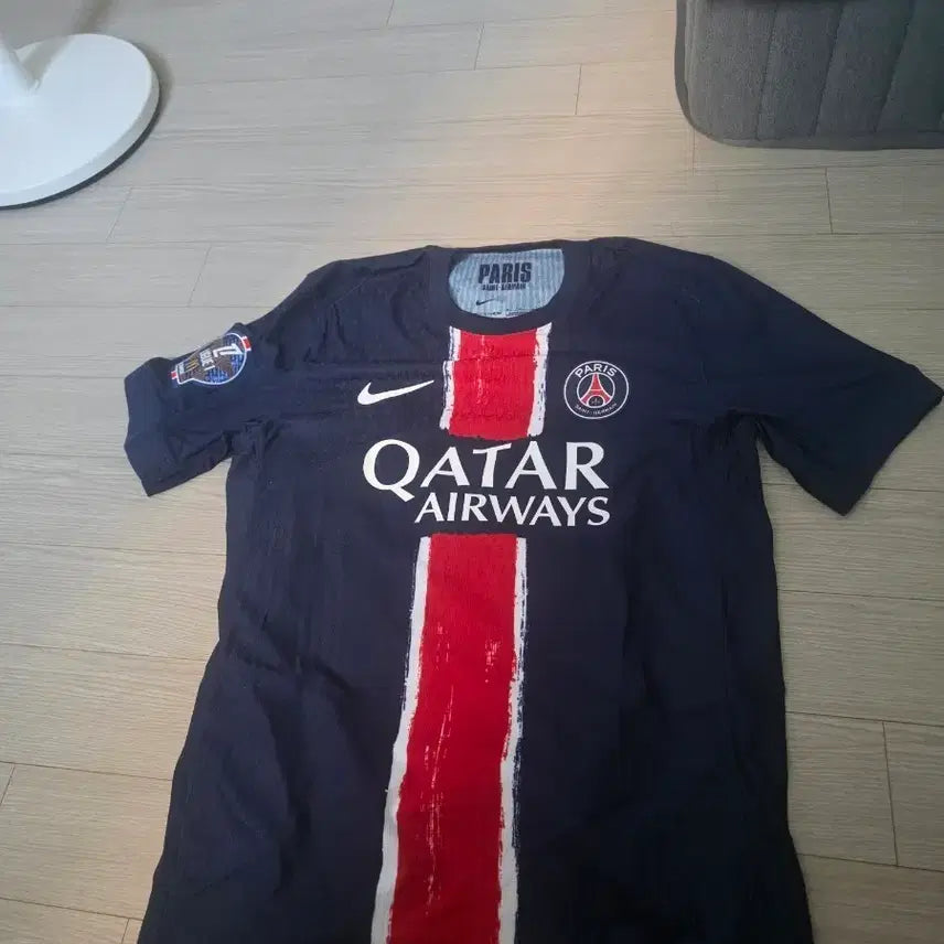 [BUNJANG] Paris Saint-Germain 24-25 Home Authentic Player Version Uniform - Lee Kang-in / 24-25 psg 정품 리그패치 홈 어센틱 유니폼 이강인