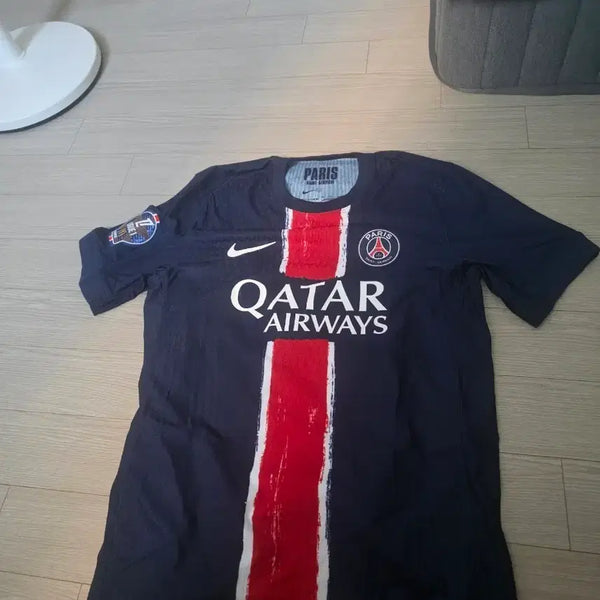 [BUNJANG] Paris Saint-Germain 24-25 Home Authentic Player Version Uniform - Lee Kang-in / 24-25 psg 정품 리그패치 홈 어센틱 유니폼 이강인