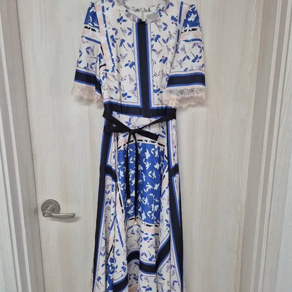 [BUNJANG] Lenibon Lace Long Dress / 레니본 레이스 롱원피스